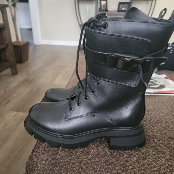 DKNY Combat Boots - Picture 2 of 4